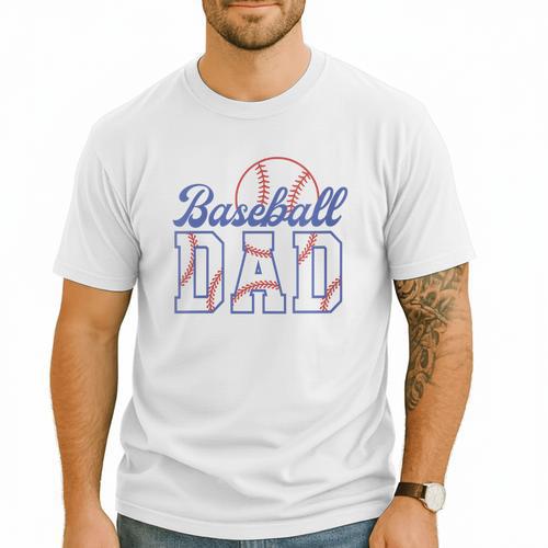 Baseball Dad Retro Baseball Dads Club Men T-Shirt - Sportilla