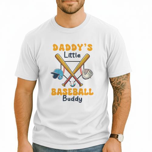 Baseball Daddy's Little Baseball Lover Kid Father's Day Men T-Shirt - Sportilla