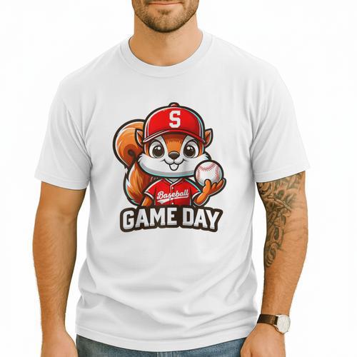 Game Day Baseball Dad Baseball Mam Father's Day Raglan Baseball Tee Men T-Shirt - Sportilla