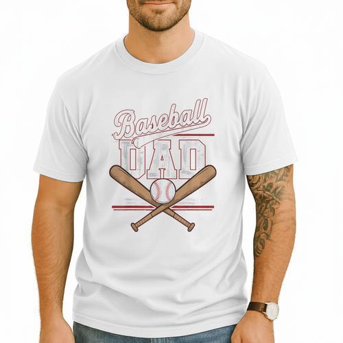 Game Day Baseball Dad Vintage Daddy Father's Day Boys Kids Men T-Shirt - Sportilla