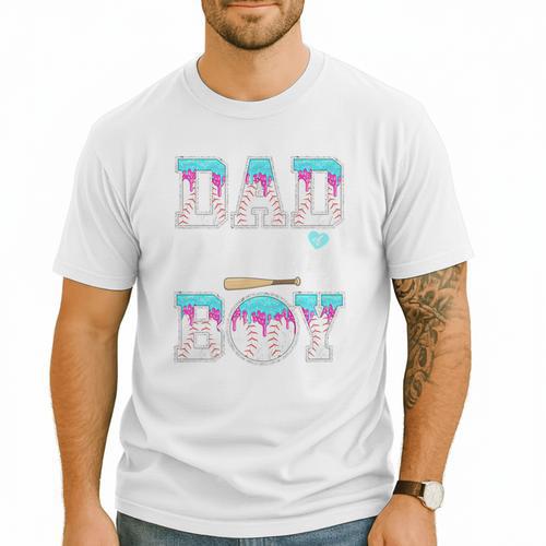 Ice Cream Baseball Dad Birthday Boy Drip Bat Sweet Baseball Premium Men T-Shirt - Sportilla