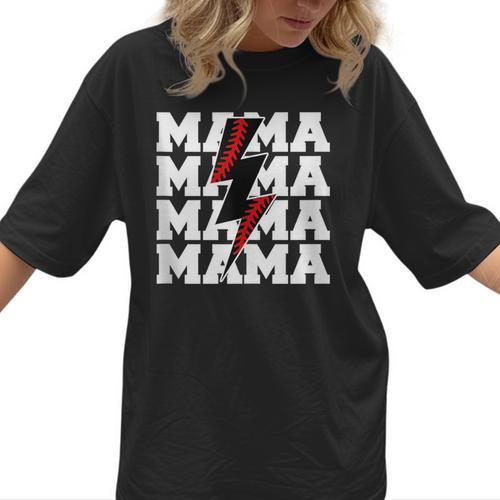 Baseball Mama Baseball Mom Women T-Shirt - Sportilla