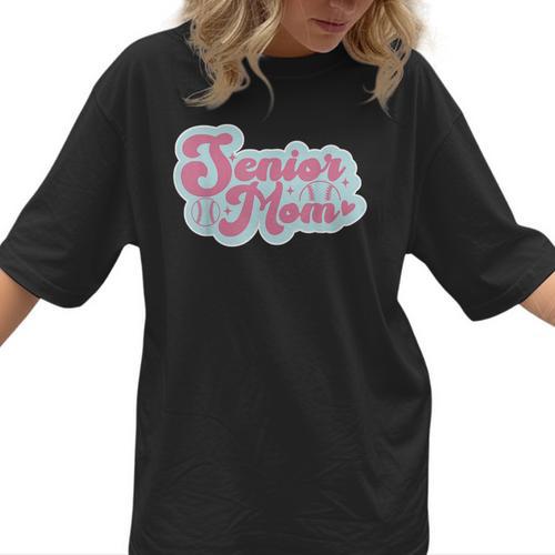 Baseball Mama Senior 2024 Class Of 24 Baseball Mom Graduate Women T-Shirt  - Sportilla
