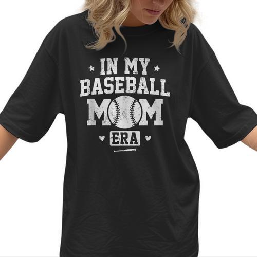 In My Baseball Mom Era Cool Mommy Women T-Shirt - Sportilla