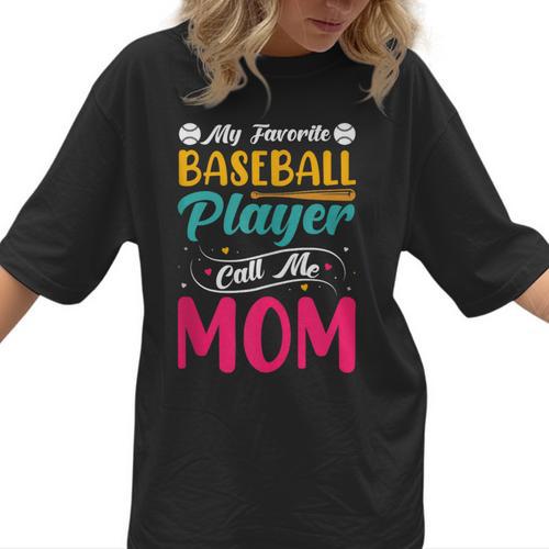 Baseball Mom Quote Vintage Retro Baseball Saying Women T-Shirt  - Sportilla