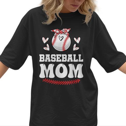 Baseball Mom Shirt Mama Women Baseball Shirt For Women T-Shirt - Sportilla