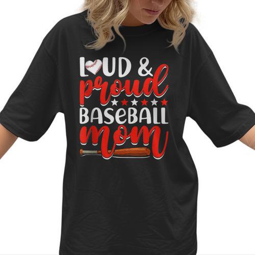 Baseball Mom Sport Mommy Baseball Mama Mother's Day Women T-Shirt  - Sportilla