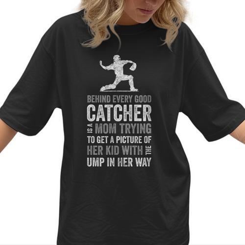 Baseball Mom Tee Baseball Player Mom Women T-Shirt - Sportilla