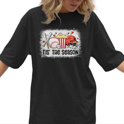 Baseball Mom Women Mama Season Baseball Lover Girls Boys Women T-Shirt  - Sportilla