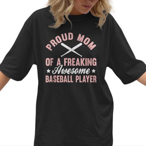 Baseball Player Pitcher Catcher Baseball Mom Mother Women T-Shirt - Sportilla