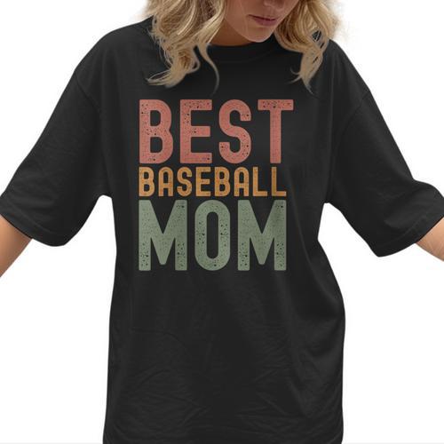 Best Baseball Mom Sports Cute Moms Day Women T-Shirt - Sportilla