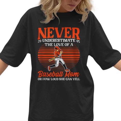 Love Of A Baseball Mom Pitcher Catcher Baseball Player Women T-Shirt - Sportilla