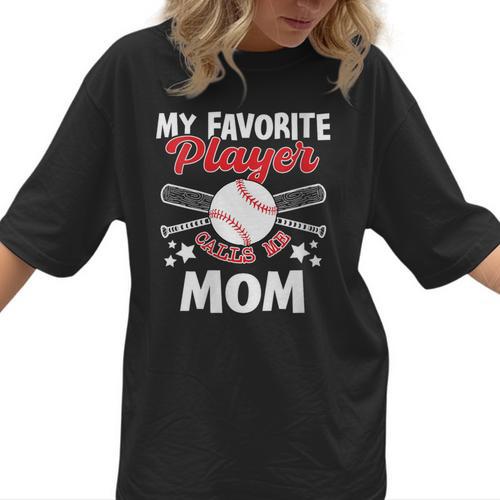 Mother's Day Baseball Mom Women T-Shirt  - Sportilla