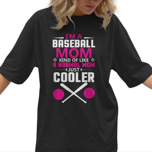 Self Expression Cool Baseball Mom Positive Thinking Women T-Shirt - Sportilla