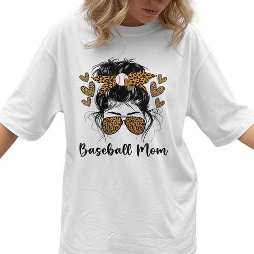 Baseball Mom Baseball Player Mom Women T-Shirt - Sportilla