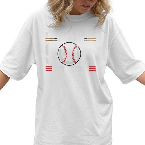 You Can't Scare Me I Have a Son Baseball Mom Women T-Shirt - Sportilla