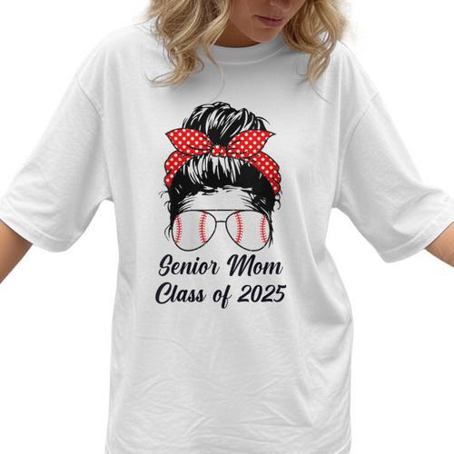 Class Of 2025 Baseball Mom Senior Graduation Graduate Women Women T-Shirt - Sportilla