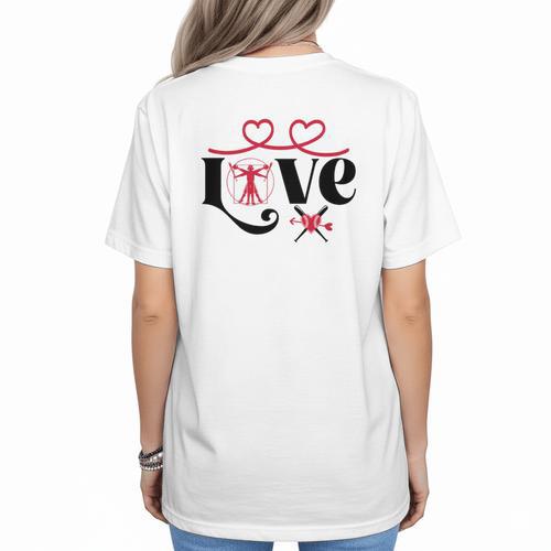 Baseball Softball Baseball Mom LOVE Baseball Premium Tri-Blend Women's T-Shirt Back Print - Sportilla