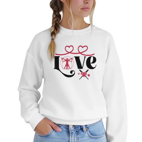 Baseball Softball Baseball Mom LOVE Baseball Women Crewneck Sweatshirt - Sportilla