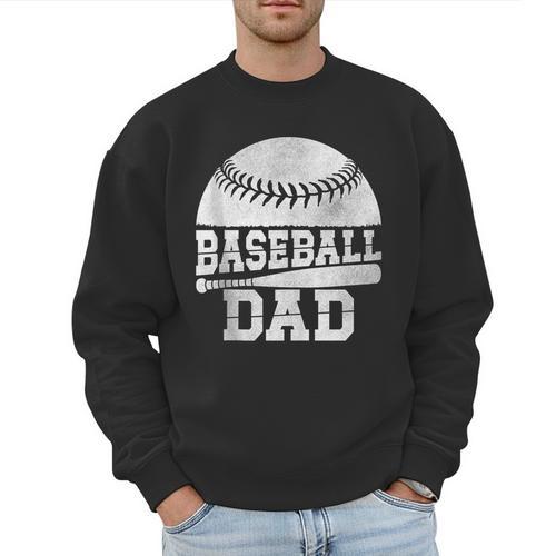 Baseball Dad Father's Day Men Men Sweatshirt - Sportilla