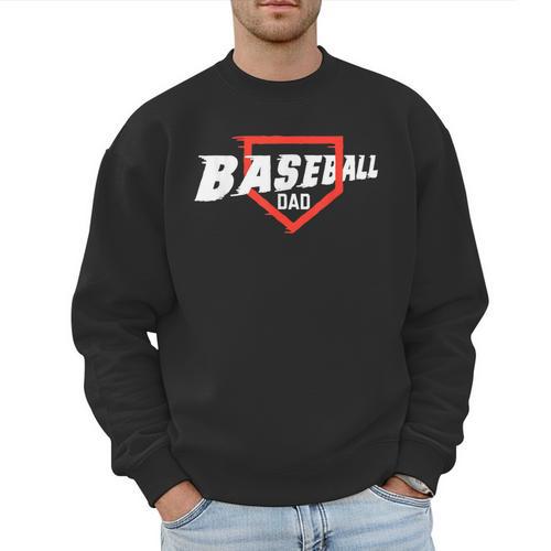 Baseball Dad Field Day Baseball Fans Family Matching Men Sweatshirt - Sportilla