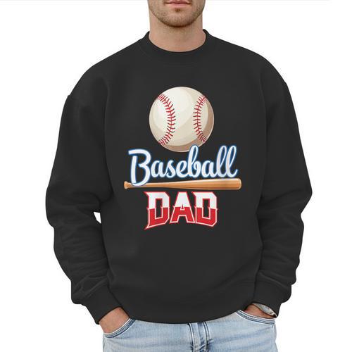 Baseball Dad Quote Father's Day Sports Men Sweatshirt - Sportilla