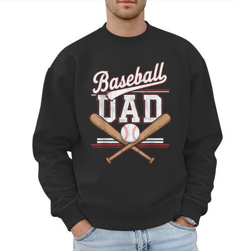 Baseball Dad Sports Lover Father's Day Father In Law Men Sweatshirt - Sportilla