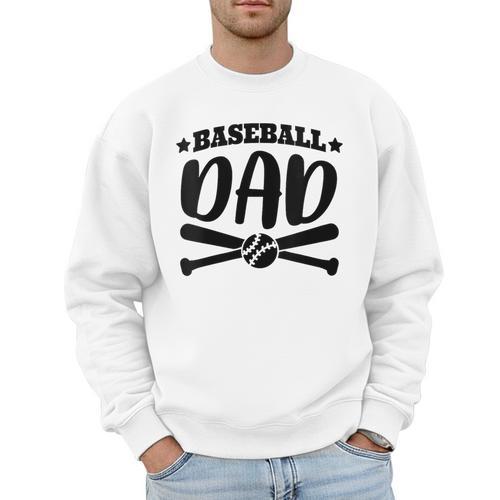 Baseball Dad Baseball Sports Men Sweatshirt - Sportilla