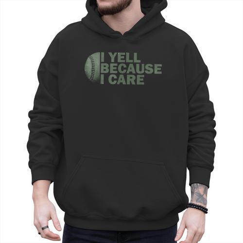 Baseball Art For Men Humor Baseball Dad Men Hoodie - Sportilla