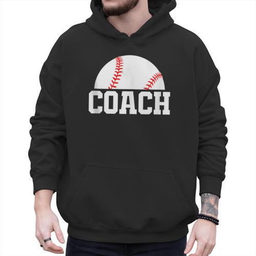 Baseball Coach Little League Baseball Dad Athletic Sports Men Hoodie - Sportilla