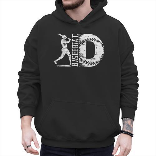 Baseball Dad Graphic Design For Sports Enthusiasts Men Hoodie - Sportilla