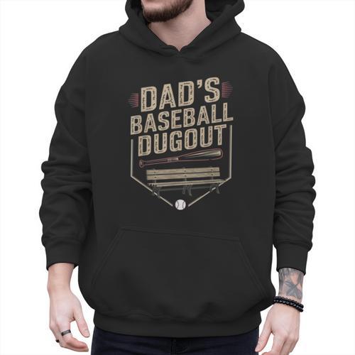 Baseball Baseball Dad Dugout Family Matching Men Hoodie - Sportilla