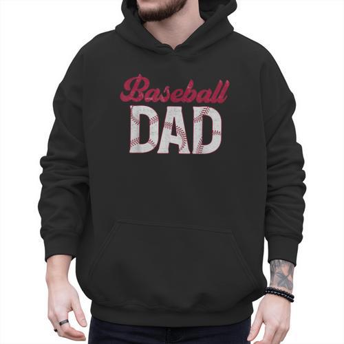 Baseball Dad For Father's Day Dad Daddy Baseball Lover Men Hoodie - Sportilla