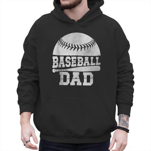 Baseball Dad Father's Day Men Men Hoodie - Sportilla
