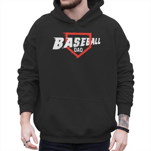 Baseball Dad Field Day Baseball Fans Family Matching Men Hoodie - Sportilla