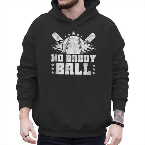 Baseball Dad Softball Game Fathersday Baseball Daddy Men Hoodie - Sportilla