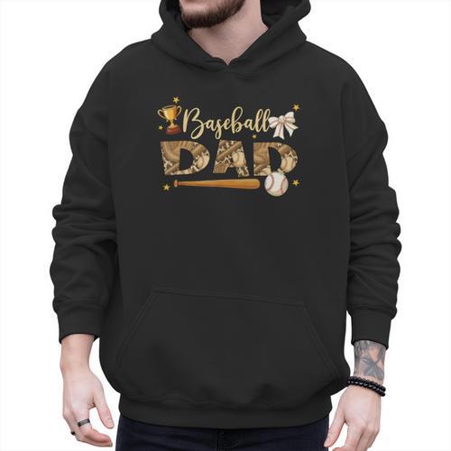 Baseball Dad Vintage Baseball Lover Men Hoodie - Sportilla