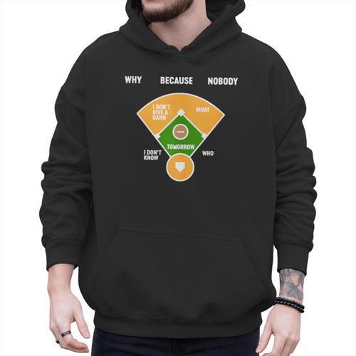 Baseball Father's Day Joke Vintage Baseball Dad Men Hoodie - Sportilla