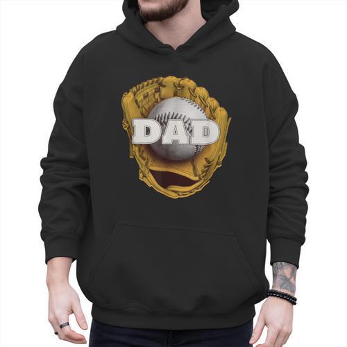 Baseball Sports Baseball Dad Men Hoodie - Sportilla