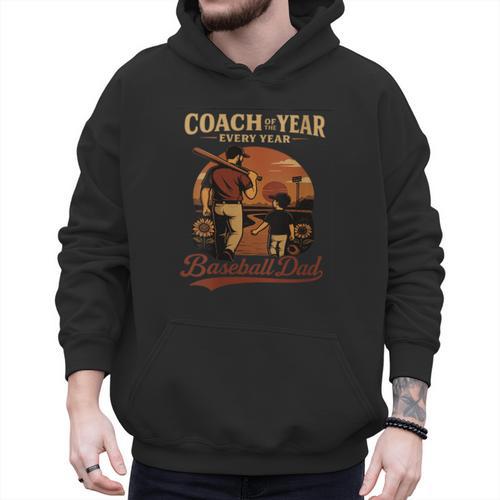 Coach Of The Year – Baseball Dad Every Year Men Hoodie - Sportilla