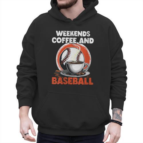 Fathers Day Baseball Dad Parent Men Hoodie - Sportilla