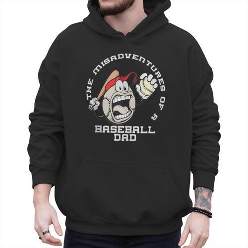 The Misadventures Of A Baseball Dad Men Hoodie - Sportilla