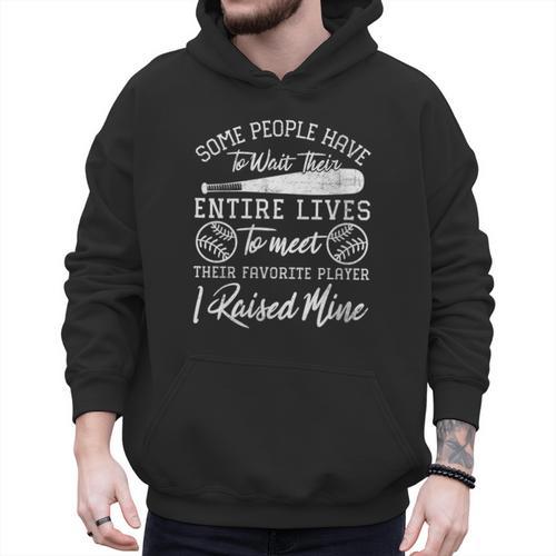 Some People Have To Wait Their Entire Lives Baseball Dad Men Hoodie - Sportilla