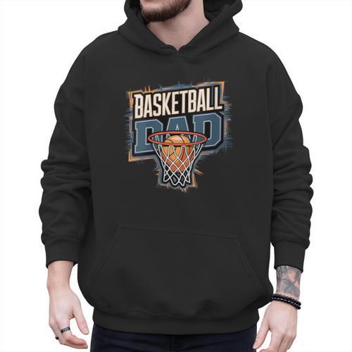 Proud Baseball Dad Game Day Sports-Loving Coach Fathers Men Hoodie - Sportilla