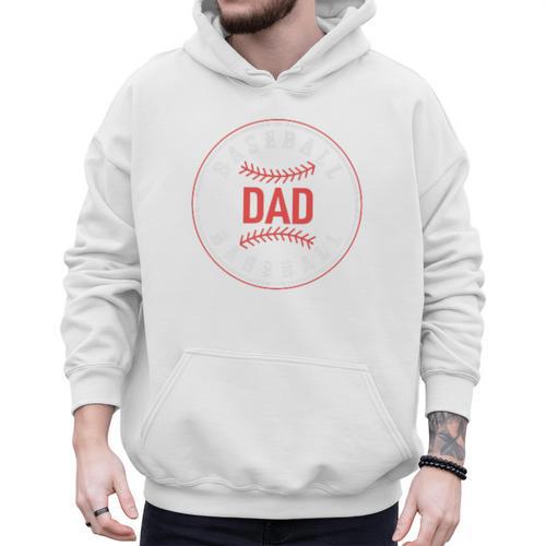 Baseball Dad Father Family Matching Premium Men Hoodie - Sportilla