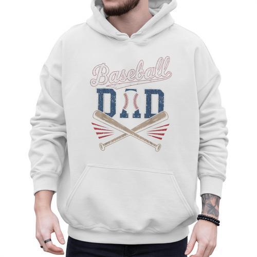 Baseball Dad Father's Day Family Matching From Son Daughter Men Hoodie - Sportilla