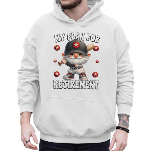 Retired Baseball Dad Coach Gnome For Baseball Retirement Premium Tri-Blend Men Hoodie - Sportilla