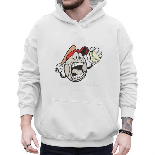 Super Baseball Dad Premium Men Hoodie - Sportilla