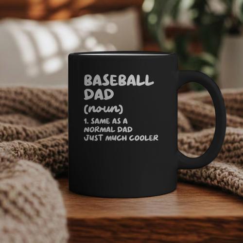 Baseball Dad Definition Graphic Print Coffee Mug - Sportilla
