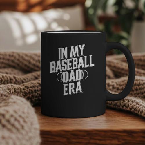 In My Baseball Dad Era Graphic Print Coffee Mug - Sportilla